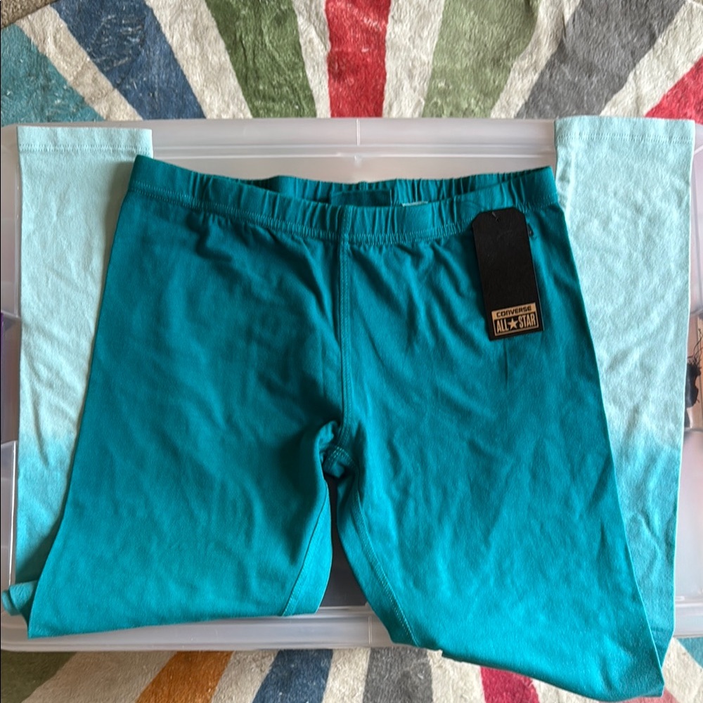 Converse All Star Teal Leggings